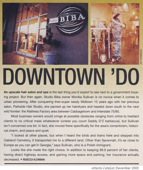 Studio Biba - Atlanta Catalyst, Dec 2000